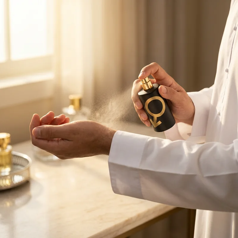 عطر فيرومون أسود ذهبي رجالي — ثبات يدوم دون إعادة رش - عطر فيرومون للرجال