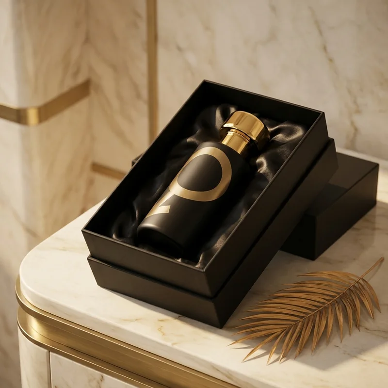 عطر فيرومون أسود ذهبي رجالي — ثبات يدوم دون إعادة رش - عطر فيرومون للرجال