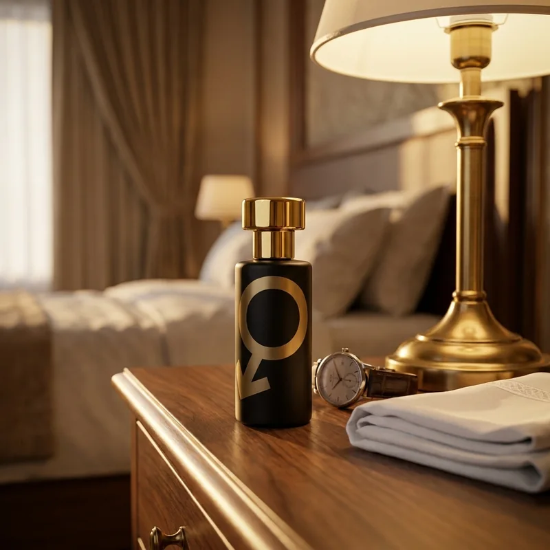 عطر فيرومون أسود ذهبي رجالي — ثبات يدوم دون إعادة رش - عطر فيرومون للرجال
